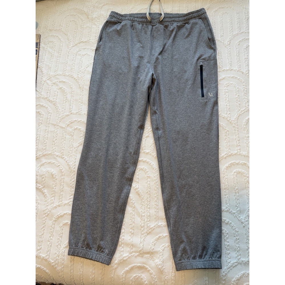 Vuori Ponto Performance Joggers Mens XL Gray Excellent Tapered V418